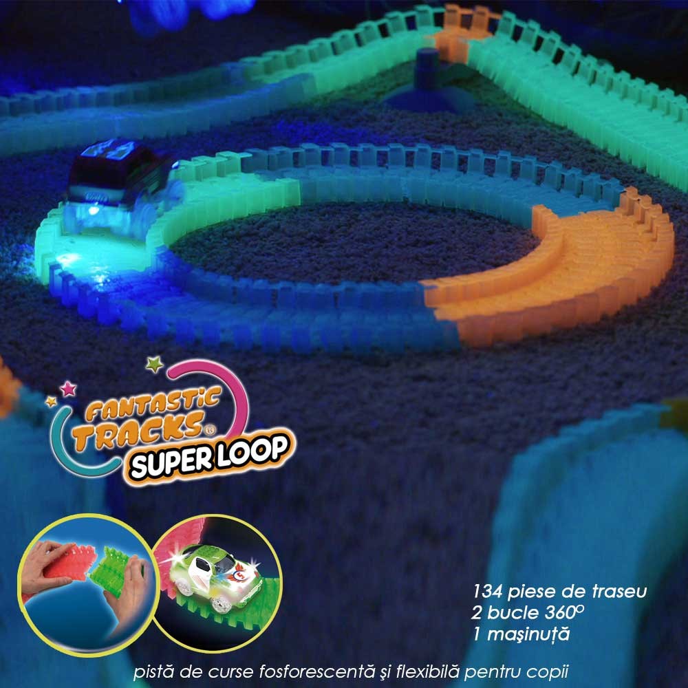 Fantastic Tracks Super Loop MEGA PACHET - cu toate accesoriile incluse