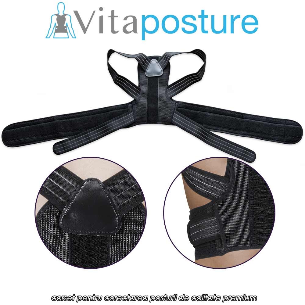 VitaPosture - corset premium unisex pentru corectarea posturii