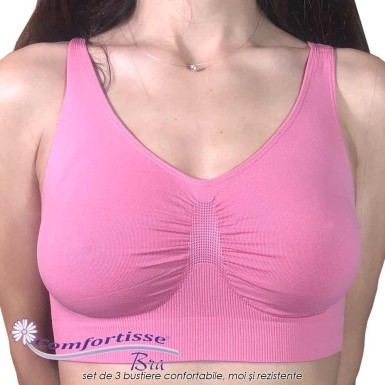 Comfortisse Bra - set de 3 bustiere confortabile, moi si rezistente Comfortisse Bra - set de 3 bustiere confortabile, moi si rezistente
