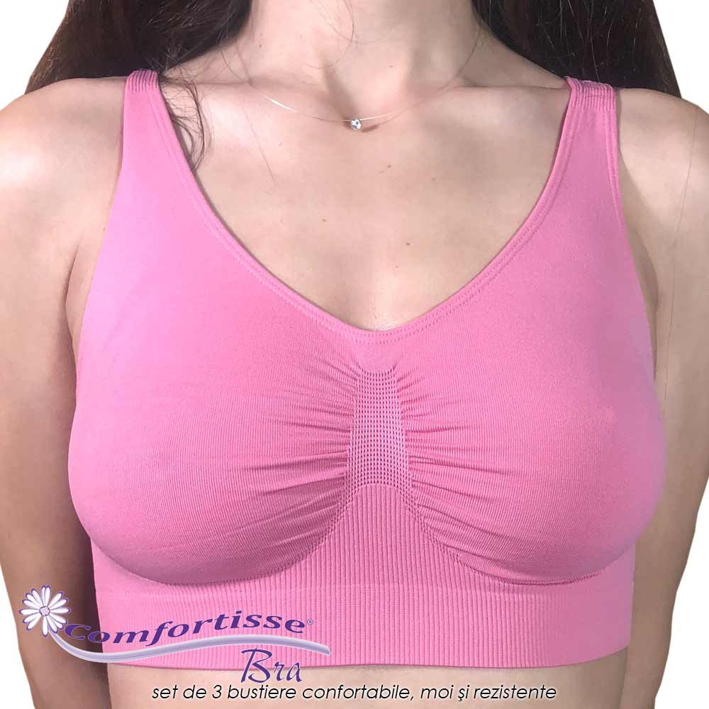 Comfortisse Bra - set de 3 bustiere confortabile, moi si rezistente
