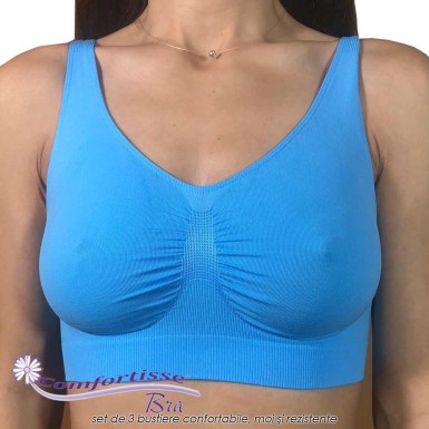 Comfortisse Bra - set de 3 bustiere confortabile, moi si rezistente Comfortisse Bra - set de 3 bustiere confortabile, moi si rezistente