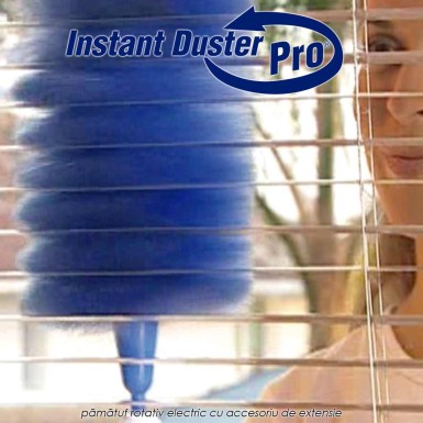 Instant Duster Pro - pamatuf rotativ electric cu accesoriu de extensie Instant Duster Pro - pamatuf rotativ electric cu accesoriu de extensie