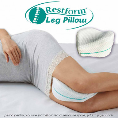 Restform Leg Pillow - perna ortopedica pentru picioare si ameliorarea durerilor de spate, solduri si genunchi