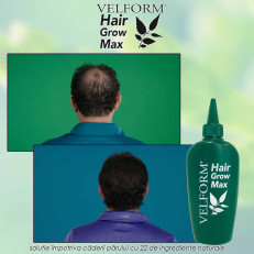 Velform Hair Grow Max - solutie impotriva caderii parului cu 22 de ingrediente naturale