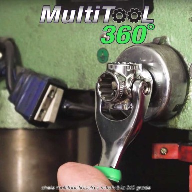 Multitool 360 - cheie multifunctionala si rotativa la 360 grade Multitool 360 - cheie multifunctionala si rotativa la 360 grade