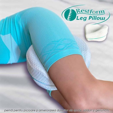 Restform Leg Pillow - perna ortopedica pentru picioare si ameliorarea durerilor de spate, solduri si genunchi Restform Leg Pillow - perna ortopedica pentru picioare si ameliorarea durerilor de spate, solduri si genunchi