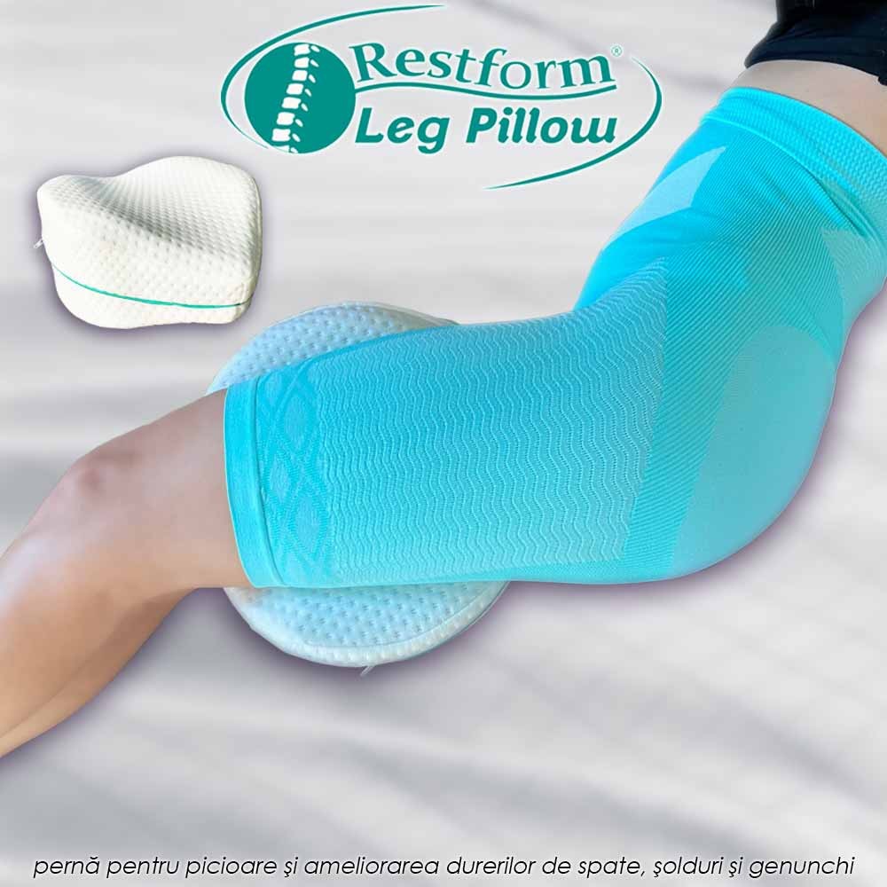 Restform Leg Pillow - perna ortopedica pentru picioare si ameliorarea durerilor de spate, solduri si genunchi Restform Leg Pillow - perna ortopedica pentru picioare si ameliorarea durerilor de spate, solduri si genunchi