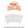 Gymform Total ABS - set de 5 electrozi originali pentru centura E.M.S. Total ABS Gymform Total ABS - set de 5 electrozi originali pentru centura E.M.S. Total ABS