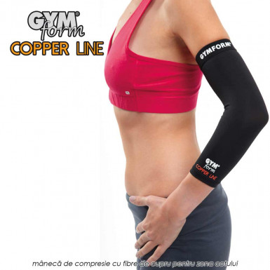 Gymform Copper Line - maneca de compresie pentru cot