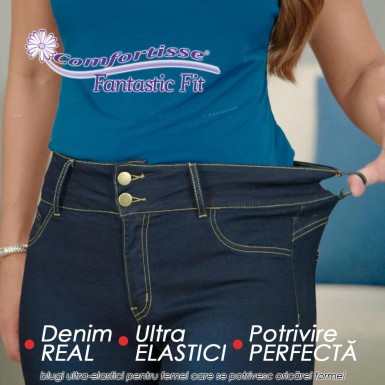 Comfortisse Fantastic Fit - blugi ultra-elastici pentru femei care se intind pana la 13cm si se potrivesc oricarei formei Comfortisse Fantastic Fit - blugi ultra-elastici pentru femei care se intind pana la 13cm si se potrivesc oricarei formei