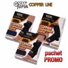 Pachet PROMO: 2 Gymform Copper Line pentru glezna + 1 maneca pentru cot