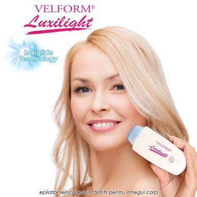 Velform Luxilight - epilator reincarcabil, fara fire pentru intregul corp