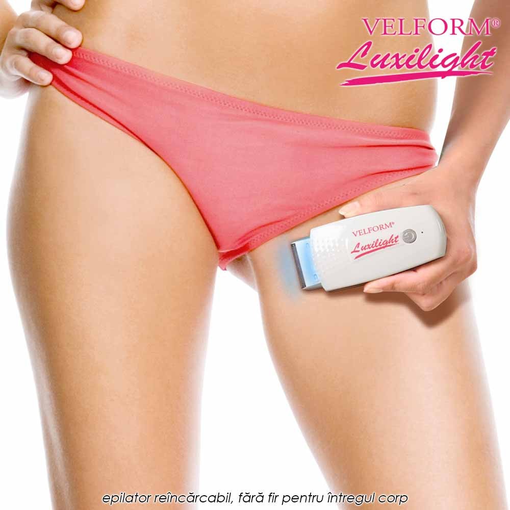 Velform Luxilight - epilator reincarcabil, fara fire pentru intregul corp