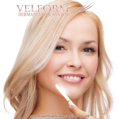 Velform Dermaplaning System - aparat pentru exfoliere si epilare faciala Velform Dermaplaning System - aparat pentru exfoliere si epilare faciala