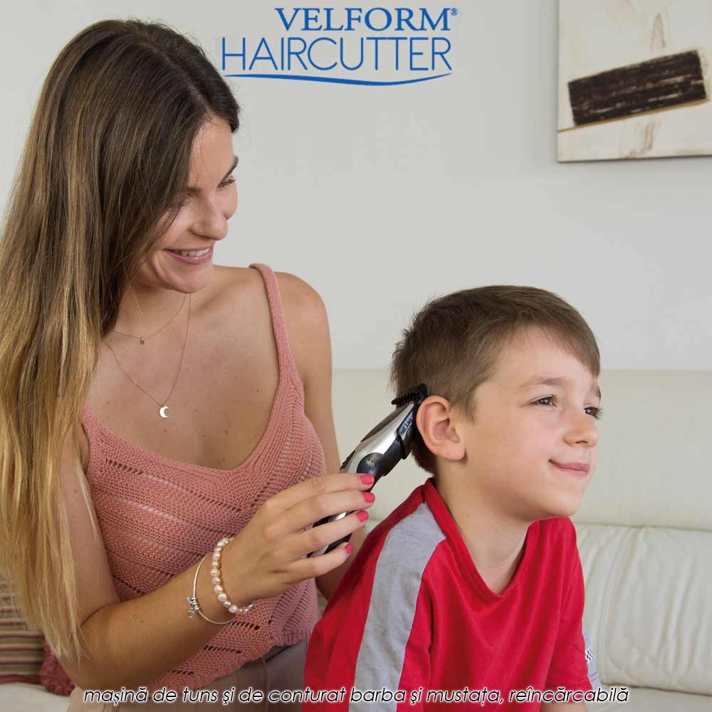 Velform Hair Cutter - masina de tuns si de conturat barba si mustata, reincarcabila