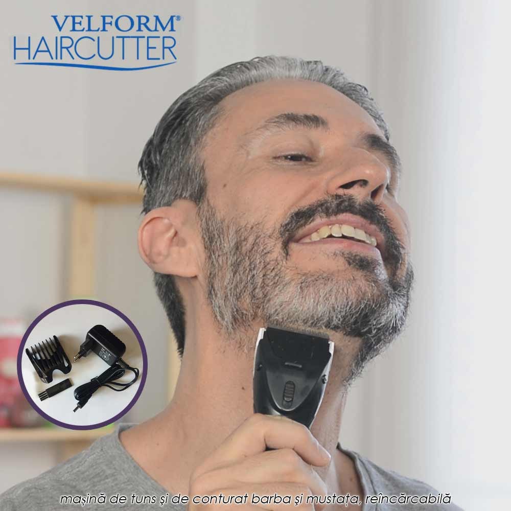 Velform Hair Cutter - masina de tuns si de conturat barba si mustata, reincarcabila