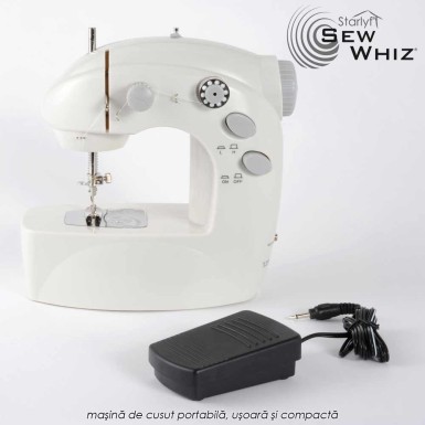 Starlyf Sew Whiz - masina de cusut portabila, usoara si compacta Starlyf Sew Whiz - masina de cusut portabila, usoara si compacta