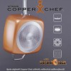 Copper Chef Original - tigaie patrata adanca multifunctionala, antiaderenta, acoperita cu ceramica de calitate, set 4 piese