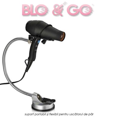 Blo and Go - suport portabil si flexibil pentru uscatorul de par Blo and Go - suport portabil si flexibil pentru uscatorul de par