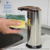 FormuClear Hands Free Soap Dispenser - dozator din otel inoxidabil pentru sapun lichid si dezinfectant cu senzor automat