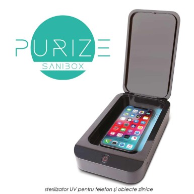 Purize Sanibox - sterilizator UV pentru telefon si obiecte zilnice