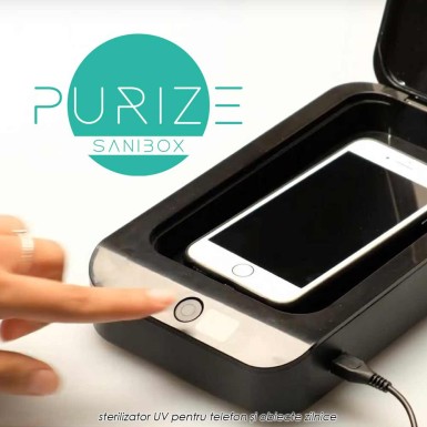 Purize Sanibox - sterilizator UV pentru telefon si obiecte zilnice Purize Sanibox - sterilizator UV pentru telefon si obiecte zilnice