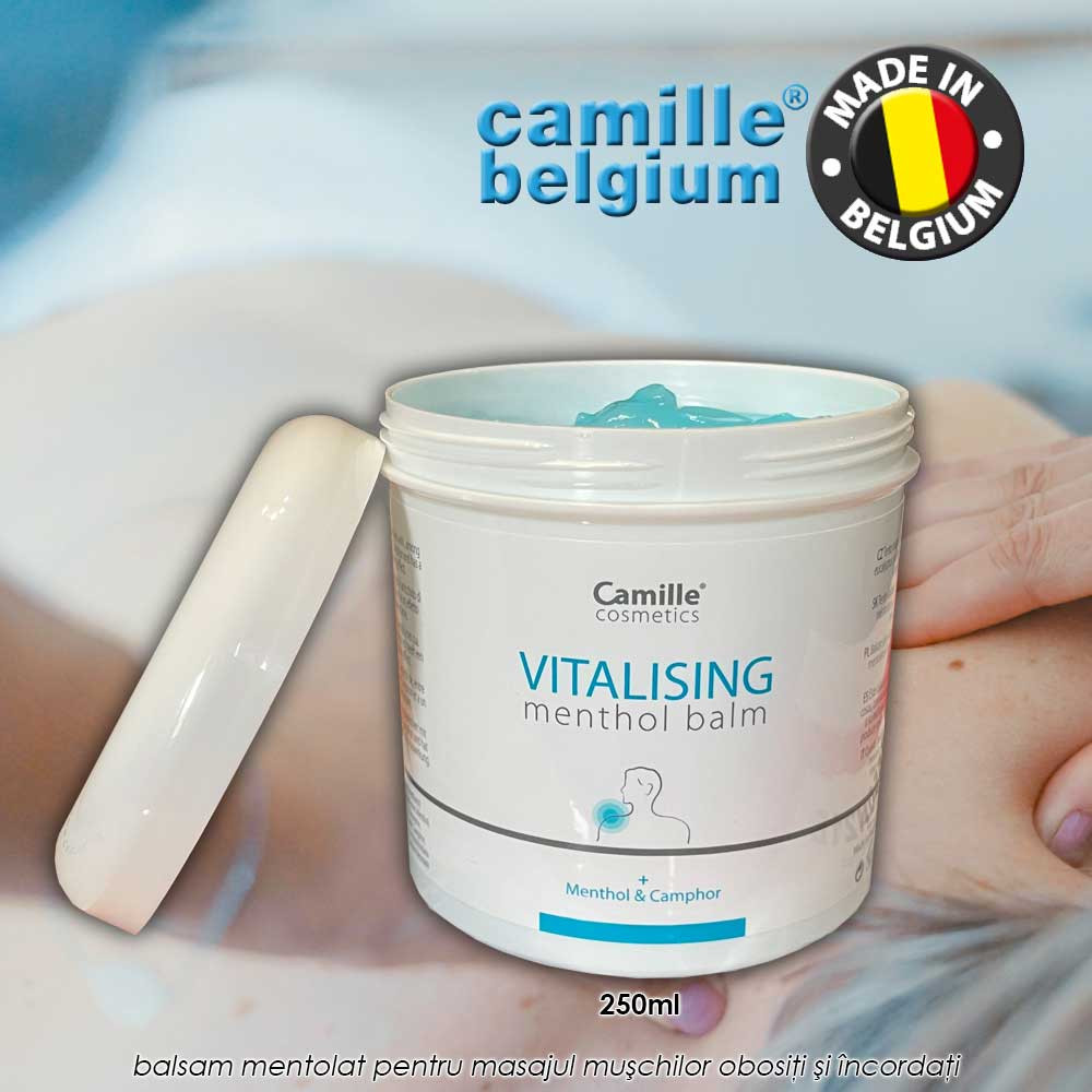 Camille Vitalising Menthol Balm 250ml - balsam mentolat pentru masajul muschilor obositi si incordati