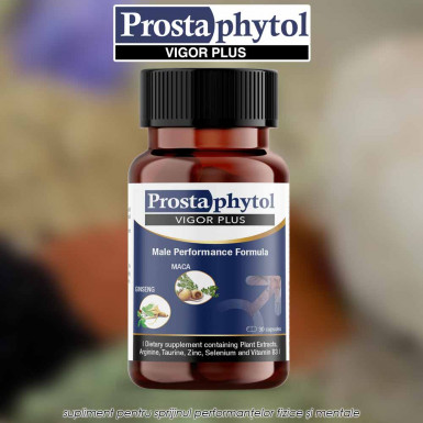 Prostaphytrol Vigor Plus - supliment pentru sprijinul performantelor fizice si mentale, fertilitate si reproducere