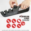 Premium Chef Shark - ascutitor pentru cutite, foarfece si alte ustensile cu lama din bucatarie