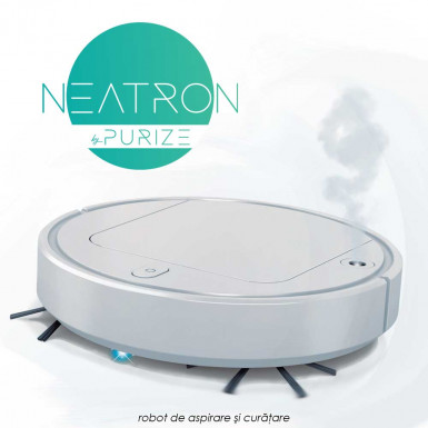 Neatron - robot de aspirare si curatare cu functie de umidificare a aerului si lumina UV
