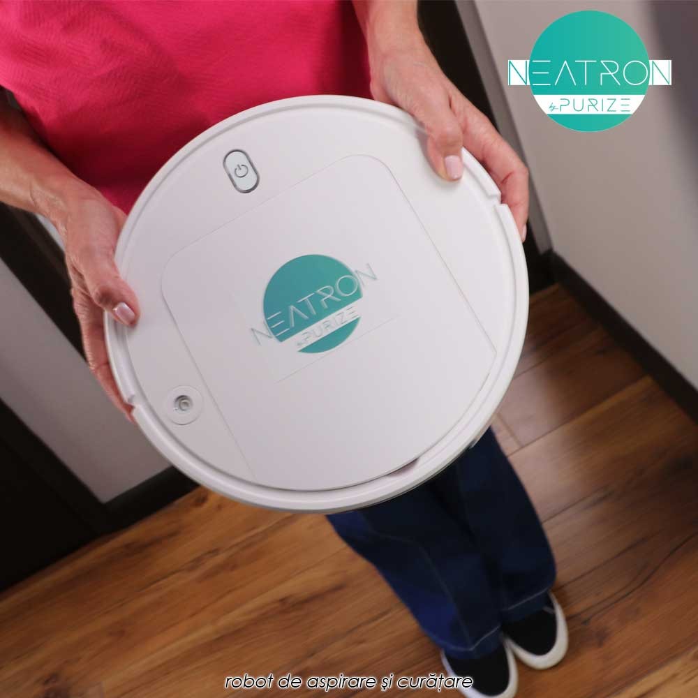 Neatron - robot de aspirare si curatare cu functie de umidificare a aerului si lumina UV