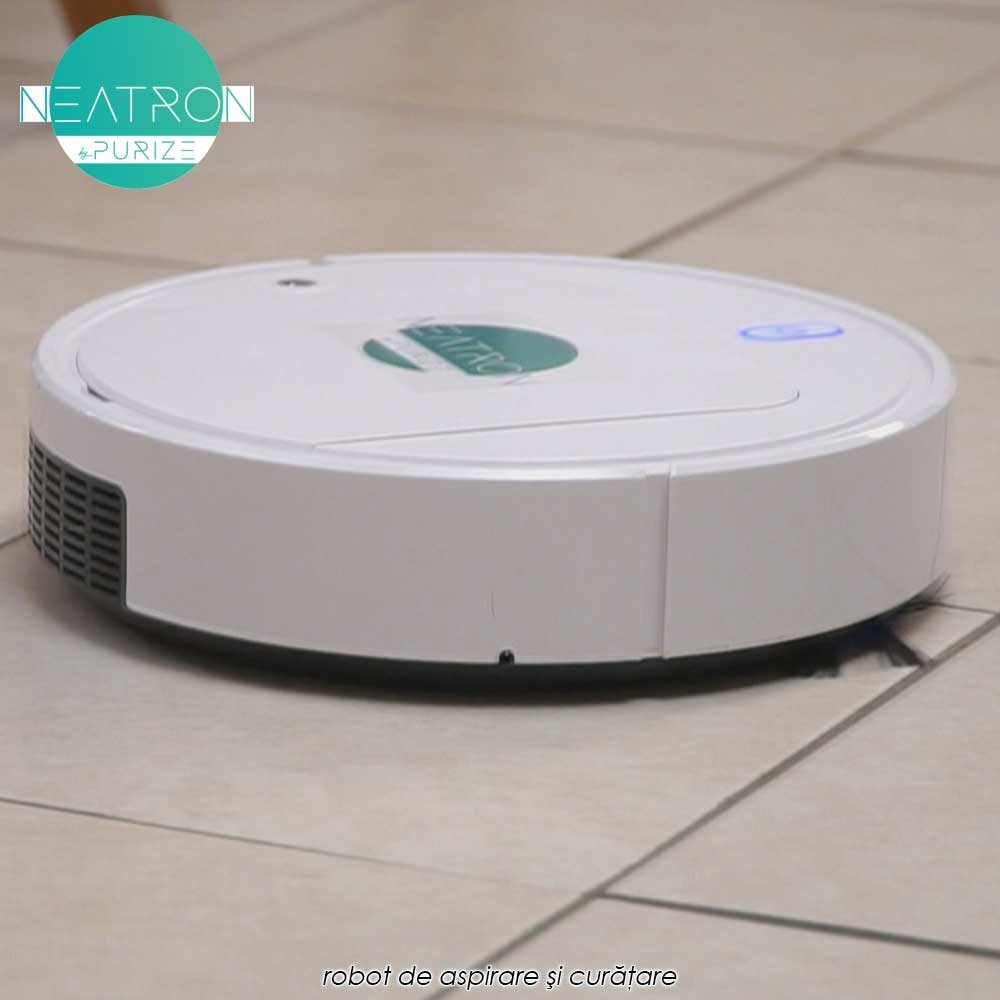 Neatron - robot de aspirare si curatare cu functie de umidificare a aerului si lumina UV