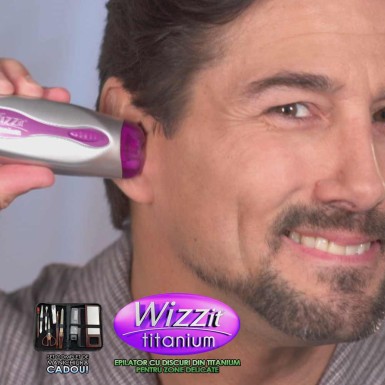 Wizzit Titanium - epilator cu discuri din titanium pentru zone delicate pachet dublu Wizzit Titanium - epilator cu discuri din titanium pentru zone delicate pachet dublu