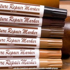 Furniture Repair Markers - set de 6 markere corectoare pentru mobila si lemn
