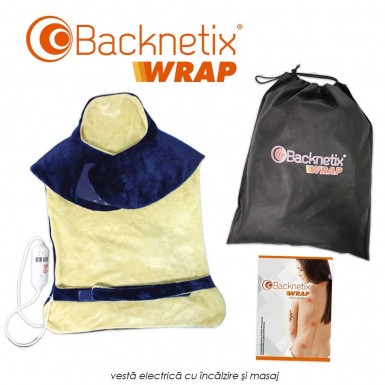 Backnetix Wrap - vesta electrica cu incalzire si masaj