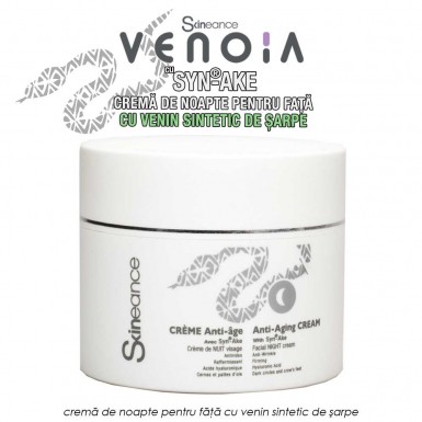 Venoia Syn-Ake Night Face Cream 50ml - crema de noapte pentru fata cu venin sintetic de sarpe