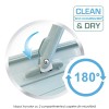 Clean And Dry Mop - inovatorul mop cu doua recipiente separate si capete din microfibra