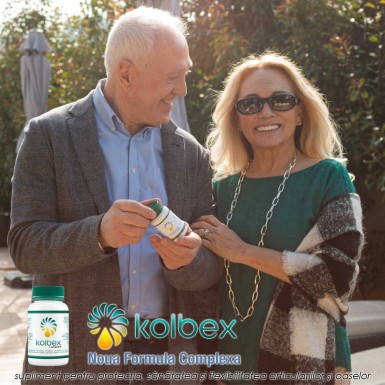 Kolbex - supliment impotriva durerilor articulare cu extract din secretie de melc, laptisor de matca, curcuma si vitamine Kolbex - supliment impotriva durerilor articulare cu extract din secretie de melc, laptisor de matca, curcuma si vitamine