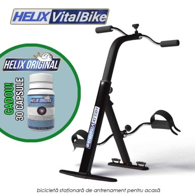 Helix VitalBike - bicicleta stationara pentru antrenament acasa + cadou capsule Helix Original