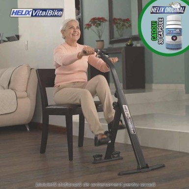 Helix VitalBike | pret 349 lei - transport Gratuit | bicicleta stationara pentru antrenament acasa + capsule Helix Original | Telestar