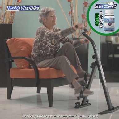 Helix VitalBike - bicicleta stationara pentru antrenament acasa + cadou capsule Helix Original