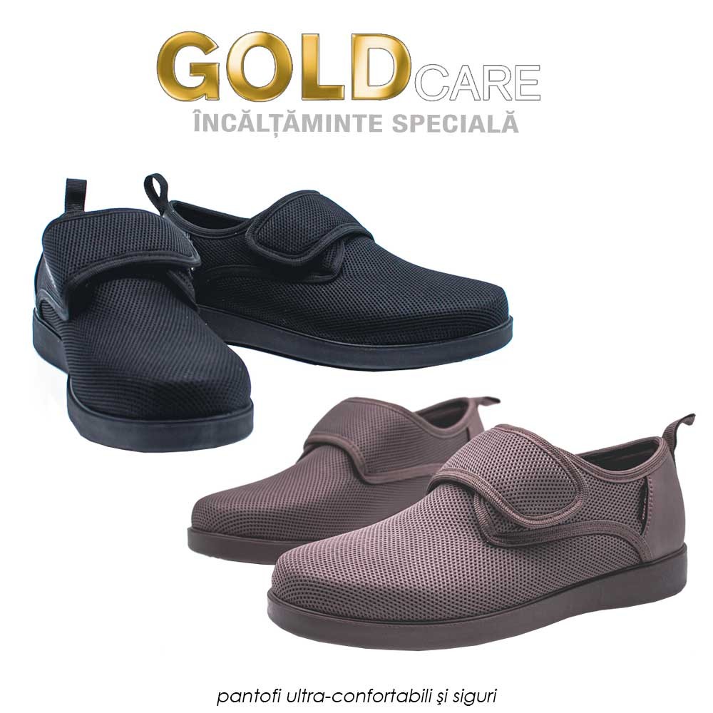 Gold Care - pantofi ultra-confortabili si siguri pentru varstnici