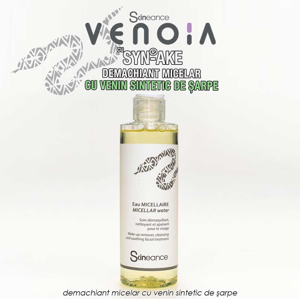 Venoia Syn-Ake Micelar Water | pret 69 lei | demachiant micelar cu venin sintetic de sarpe | Telestar