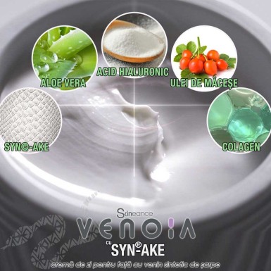 Venoia Syn-Ake Day Face Cream 50ml - crema de zi pentru fata cu venin sintetic de sarpe Venoia Syn-Ake Day Face Cream 50ml - crema de zi pentru fata cu venin sintetic de sarpe