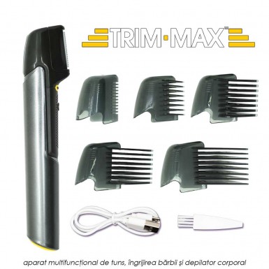 Trim-Max - aparat multifunctional de tuns, ingrijirea barbii si depilator corporal