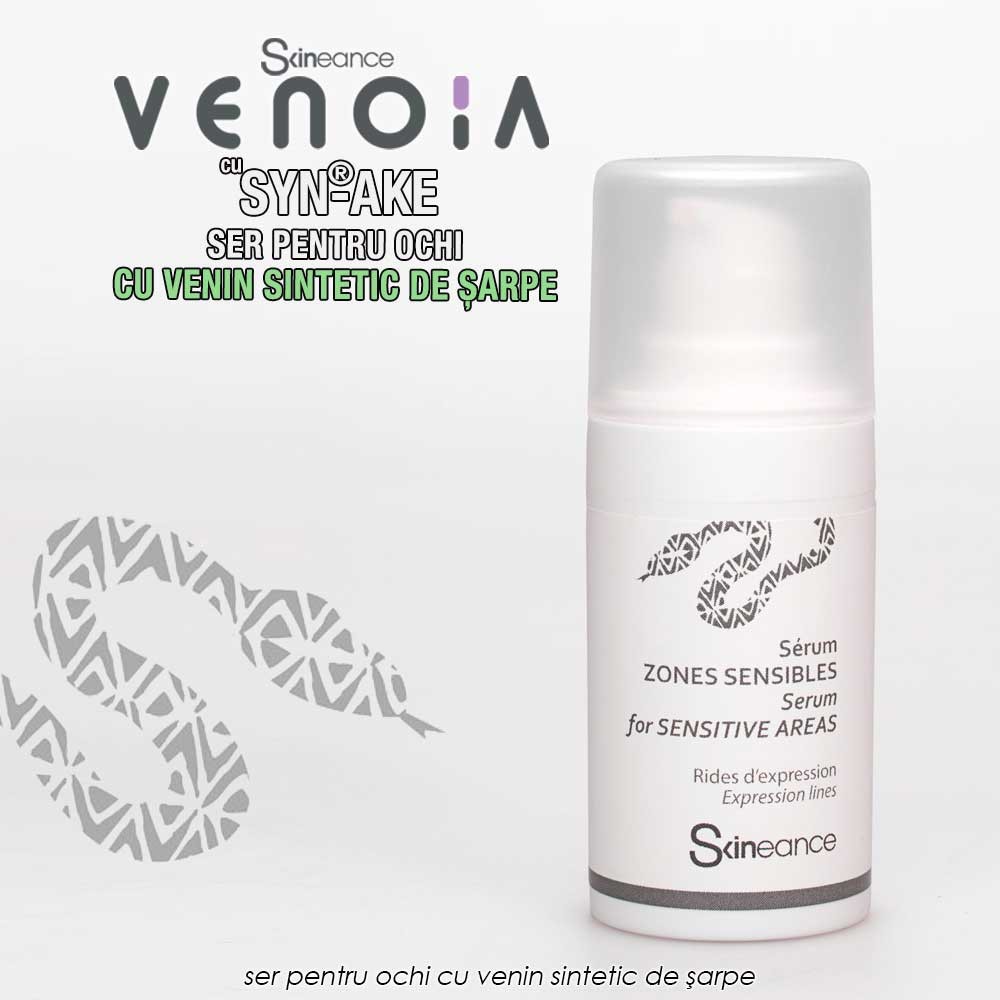 Venoia Syn-Ake Eye Serum - ser pentru ochi cu venin sintetic de sarpe Venoia Syn-Ake Eye Serum - ser pentru ochi cu venin sintetic de sarpe