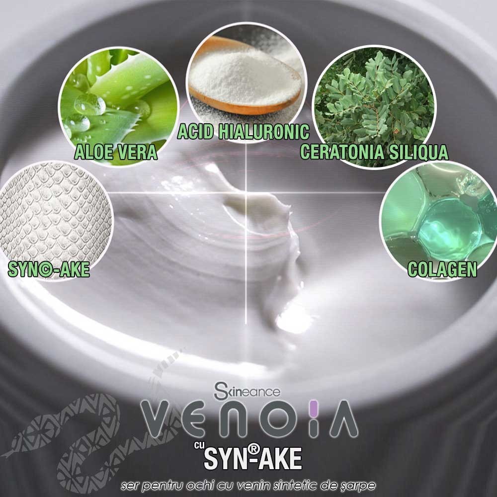 Venoia Syn-Ake Eye Serum - ser pentru ochi cu venin sintetic de sarpe