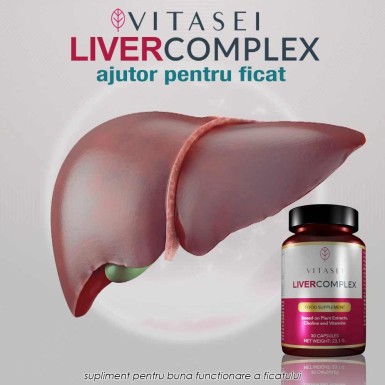 Vitasei Liver Complex - supliment pentru buna functionare a ficatului Vitasei Liver Complex - supliment pentru buna functionare a ficatului