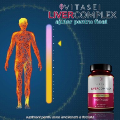 Vitasei Liver Complex - supliment pentru buna functionare a ficatului Vitasei Liver Complex - supliment pentru buna functionare a ficatului