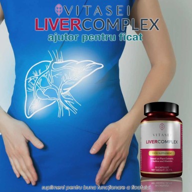 Vitasei Liver Complex - supliment pentru buna functionare a ficatului Vitasei Liver Complex - supliment pentru buna functionare a ficatului